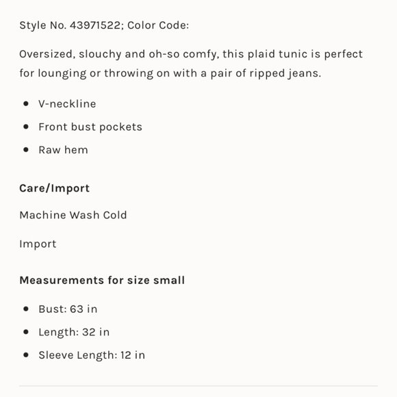 Free People Not Your Boyfriend's Tunic XS - Picture 11 of 12